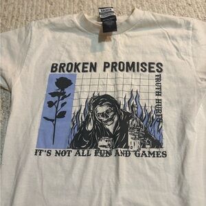 White Graphic T-Shirt